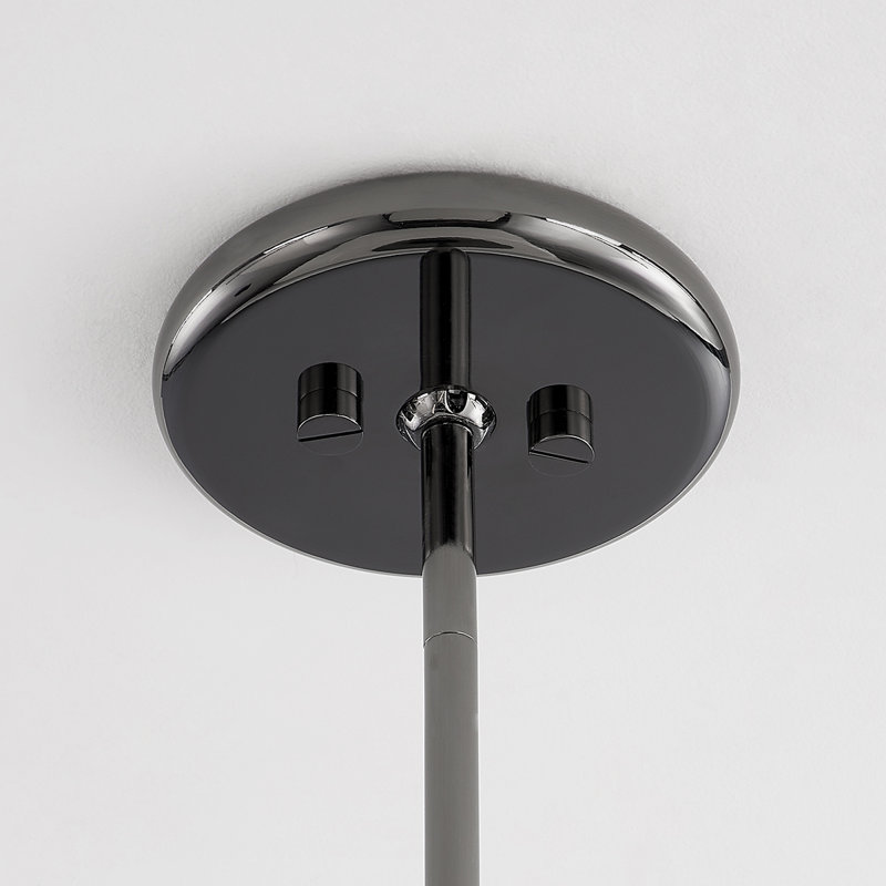Blyford Pendant by PEMBROOKE & IVES, 7.75" H x 20.75" W x 20.75" D, Black Nickel