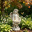 Figurine de fée de jardin de 53,5 cm de hauteur avec mangeoire à oiseaux-134833002