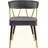 Aarhus Upholstered Gold Metal Side Chair -1180753874