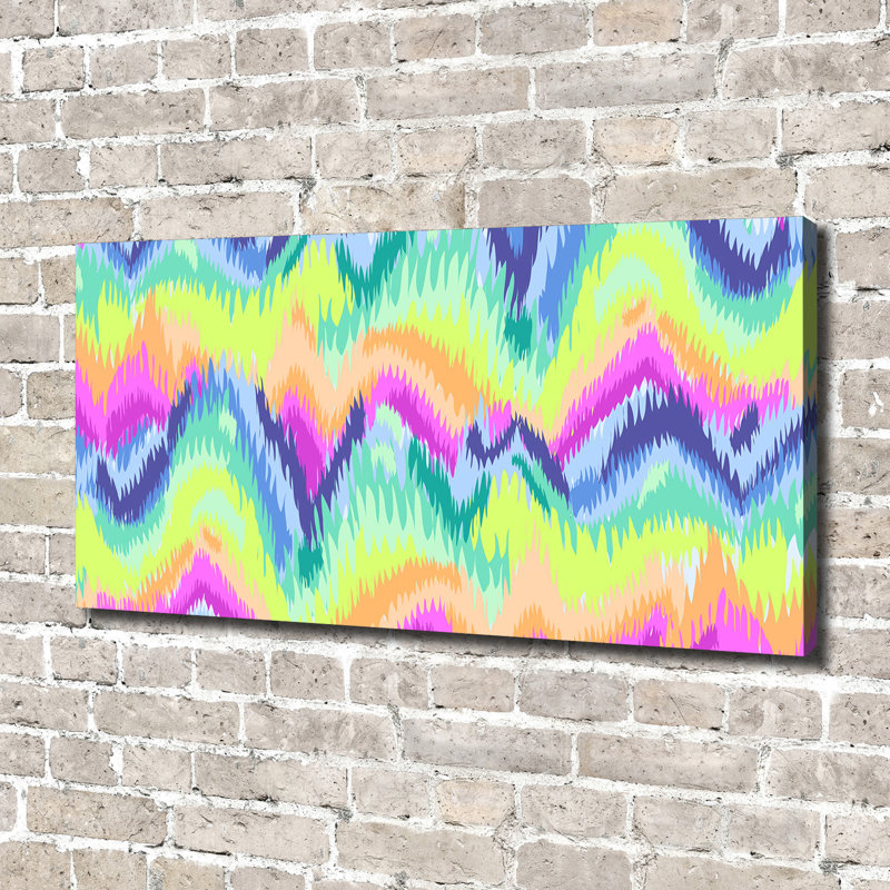 Rainbow Background - No Frame Print on Canvas