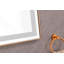Miroir de salle de bain 60 po x 36 po à DEL avec cadre en aluminium, miroir de meuble-lavabo mural, anti-buée, mémoire, 3 couleurs, réglable en continu