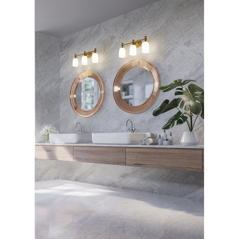 Amrutha 3 Light Vanity, Gold