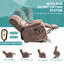 Fauteuil de massage inclinable électrique chauffant-1028406526