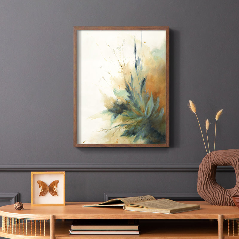 «Desert Song II», reproduction encadrée - bois massif, H 10 po x l 8 po, Brun