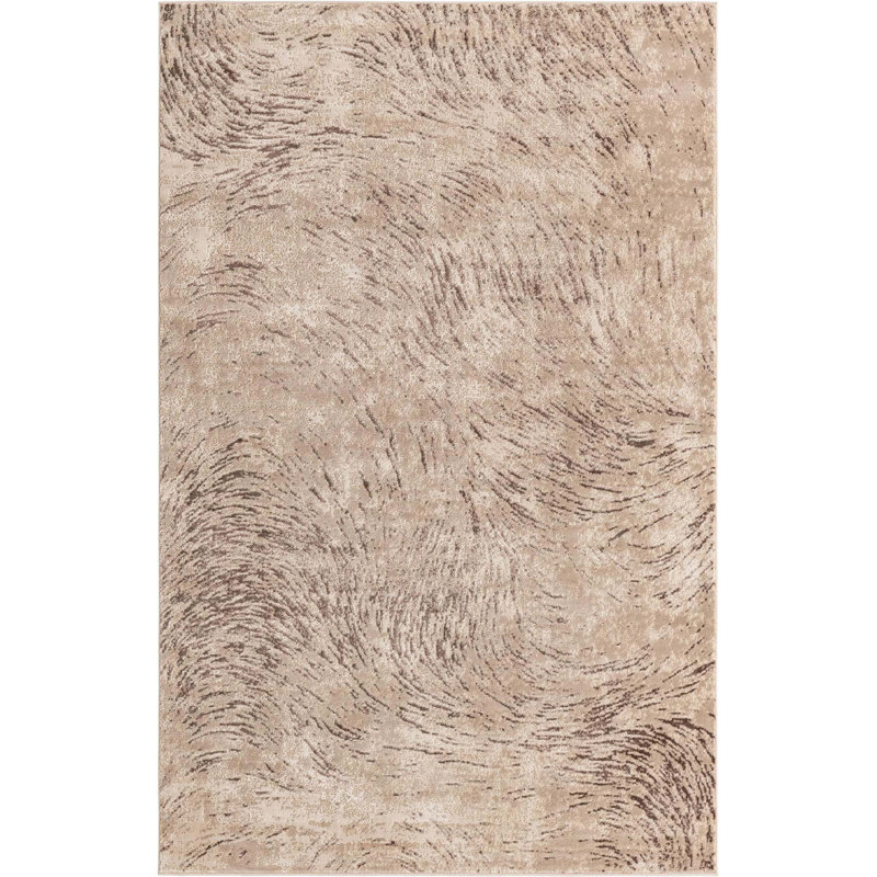 Bartels Abstract Indoor Rug, Rectangle 6' x 9'