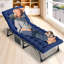 Lit de repos portatif robuste avec matelas, chaise longue d'extérieur réglable à 5 positions pour patio-65267627