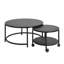 2 tables gigognes avec rangement Airica