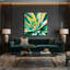 "Watercolor Botanical 57", art mural sur toile brune-339457519