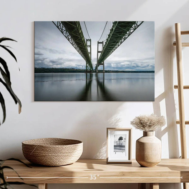 Lilie Under Tacoma Narrows Bridge, 16" H x 24" W