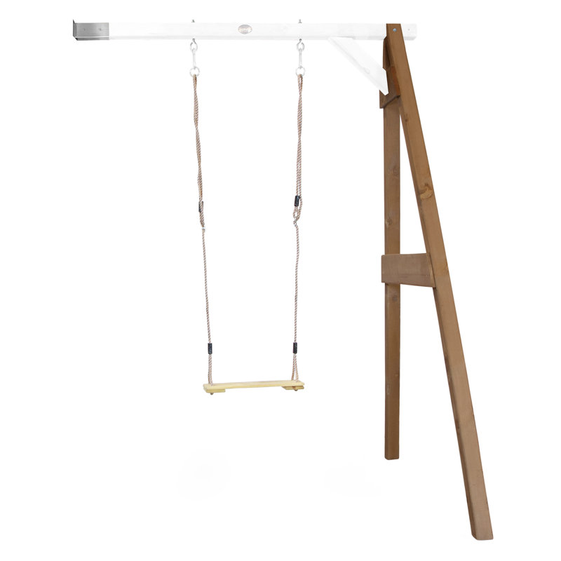 AXI Hemlock Swing Set with 1 Swing(s), Brown/White