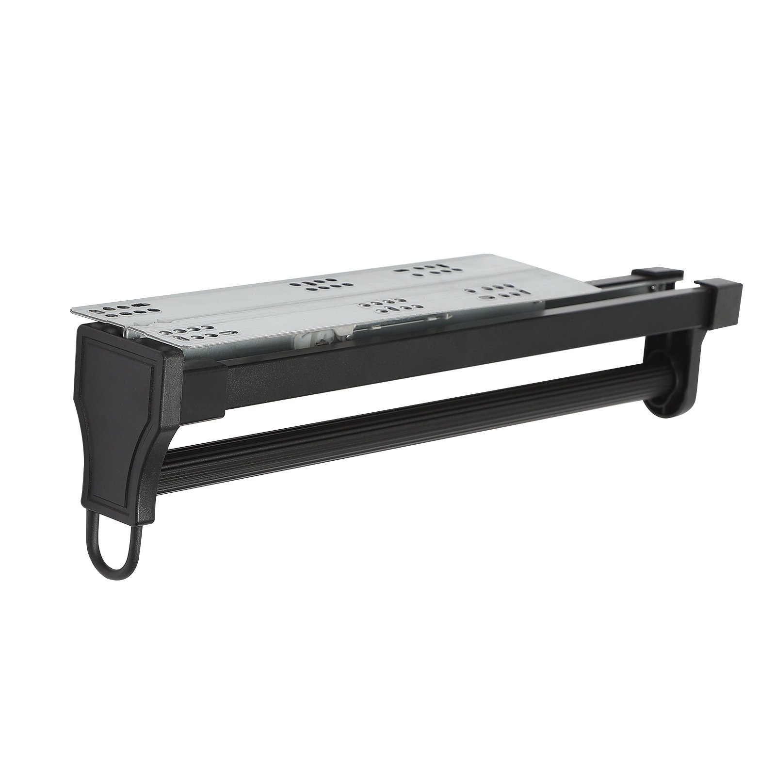 Symple stuff albreda adjustable pull down closet rod wayfair