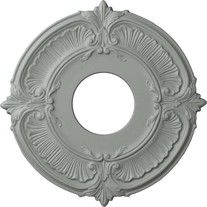 Médaillon de plafond H 12,75 po x l 12,75 po x P 0,5 po Attica