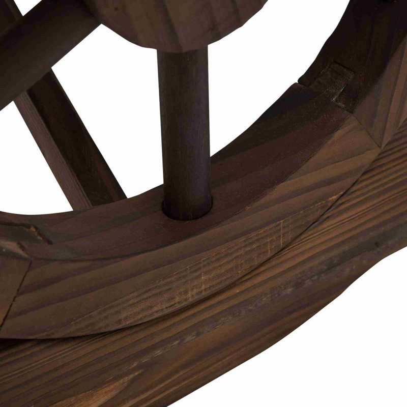 Banc en bois élégant Elegant, Brun