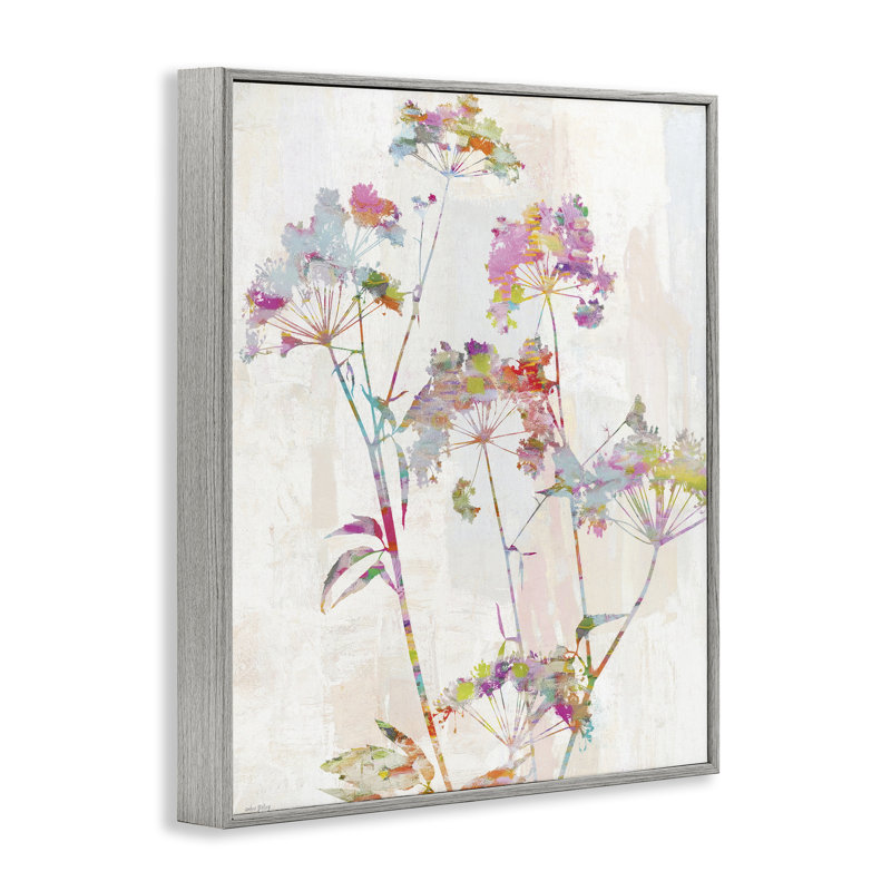 Giclée encadrée d'herbes délicates kaléidoscopiques, design par Amber Sterling, Estampe numérique Farmhouse