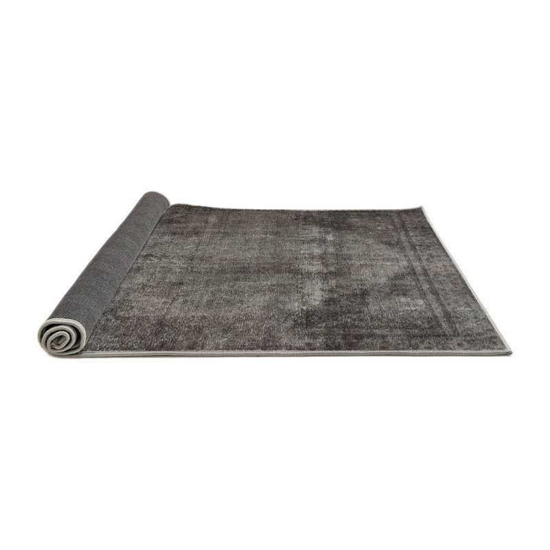 Tapis décoratif traditionnel brun, Rond 3 pi