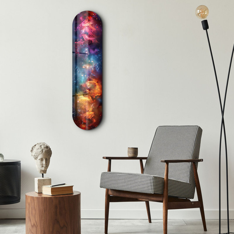 Peinture décorative en verre trempé