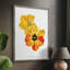 Olive's Tulips I, reproduction encadrée - bois massif-553549534