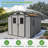 8 Ft. x 10 Ft. Outdoor Storage Shed, Resin Storage Shed with Windows-126177884