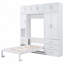 Lit escamotable avec casiers et armoires Murphy-1341166922