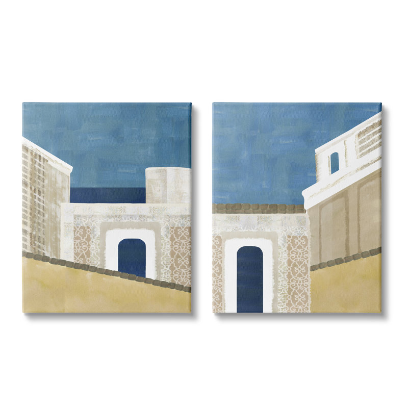 Blocked Architecture Classic, Toile tendue, L 16 po x H 20 po