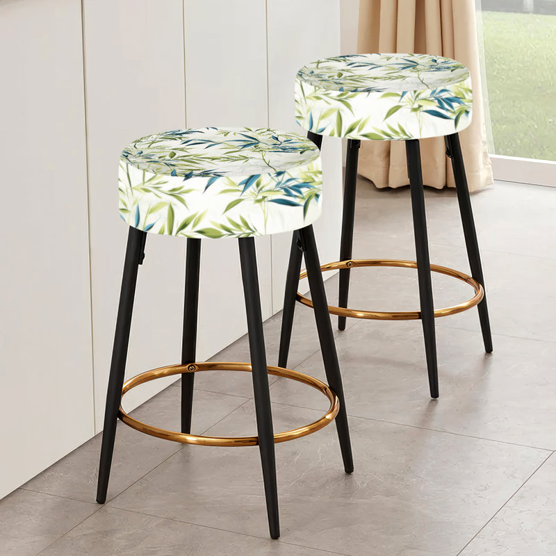 Ensemble de 2 tabourets de bar Tropical