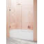Illume 63.75 in. x 58.25 in. Fully Frameless Hinge Bathtub Door-10318323