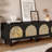 Creative design sense solid wood TV cabinet