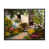 Toile avec cadre flottant noir