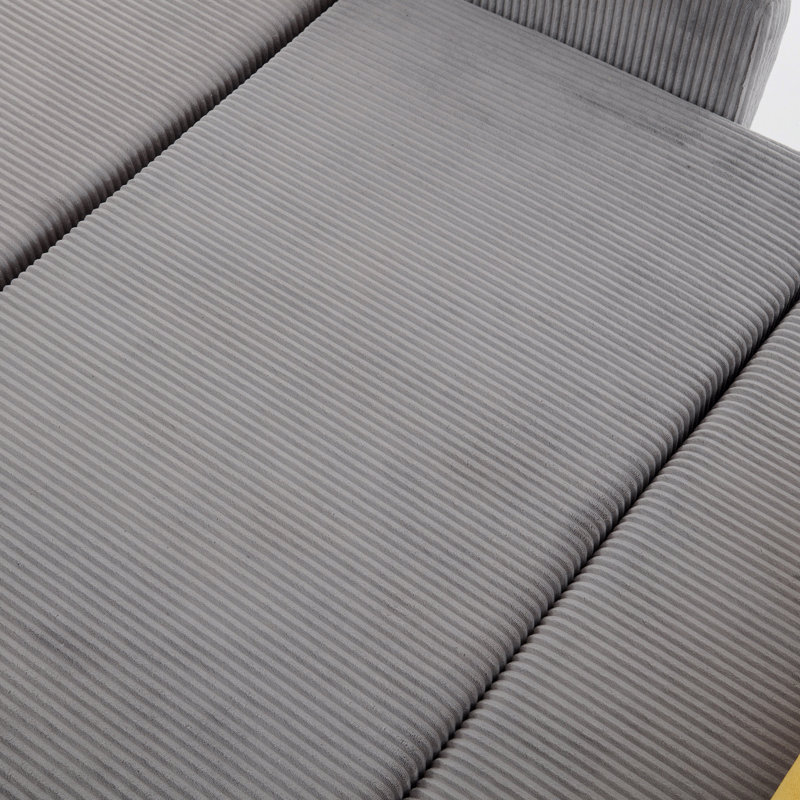 Fauteuil inclinable Corduroy, Gris
