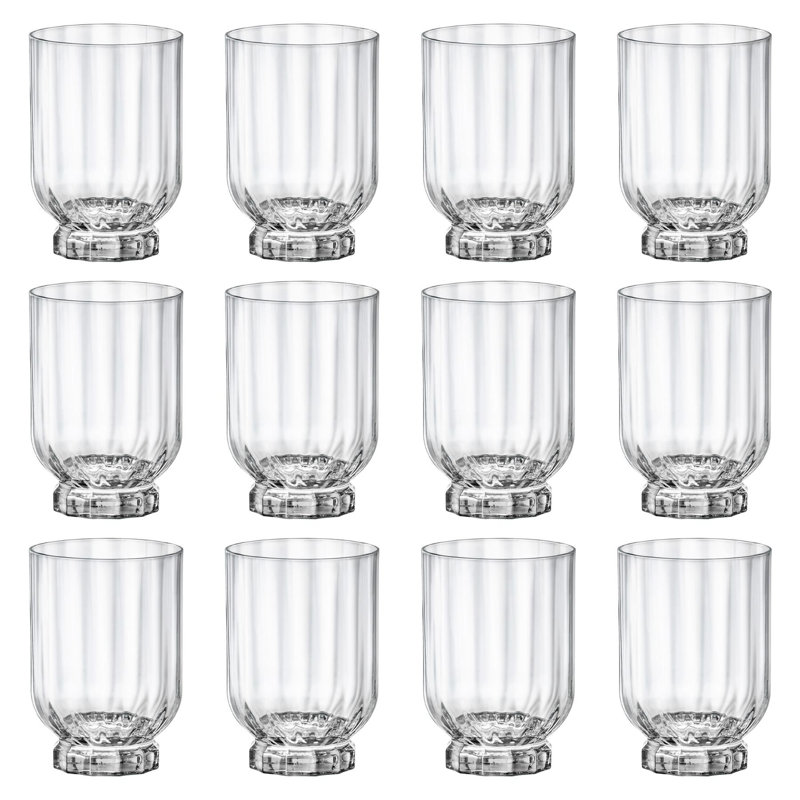 Florian Double Whisky Glasses, 375 oz.