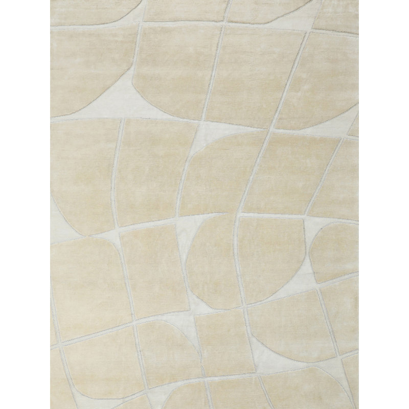 Tapis rectangulaire noué à la main, Rectangle 6 pi x 9 pi