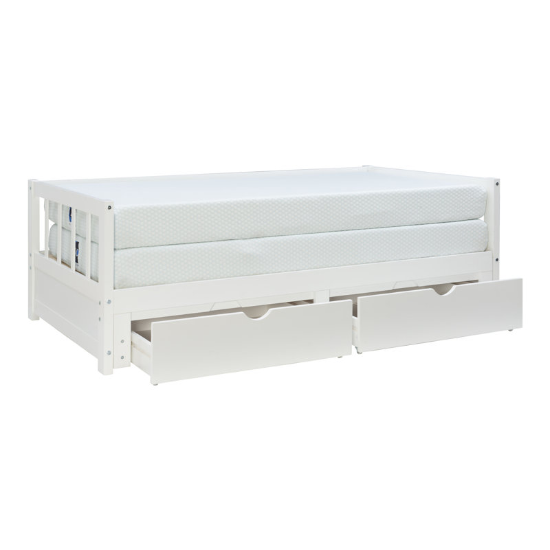 Crespo Storage Bed, White