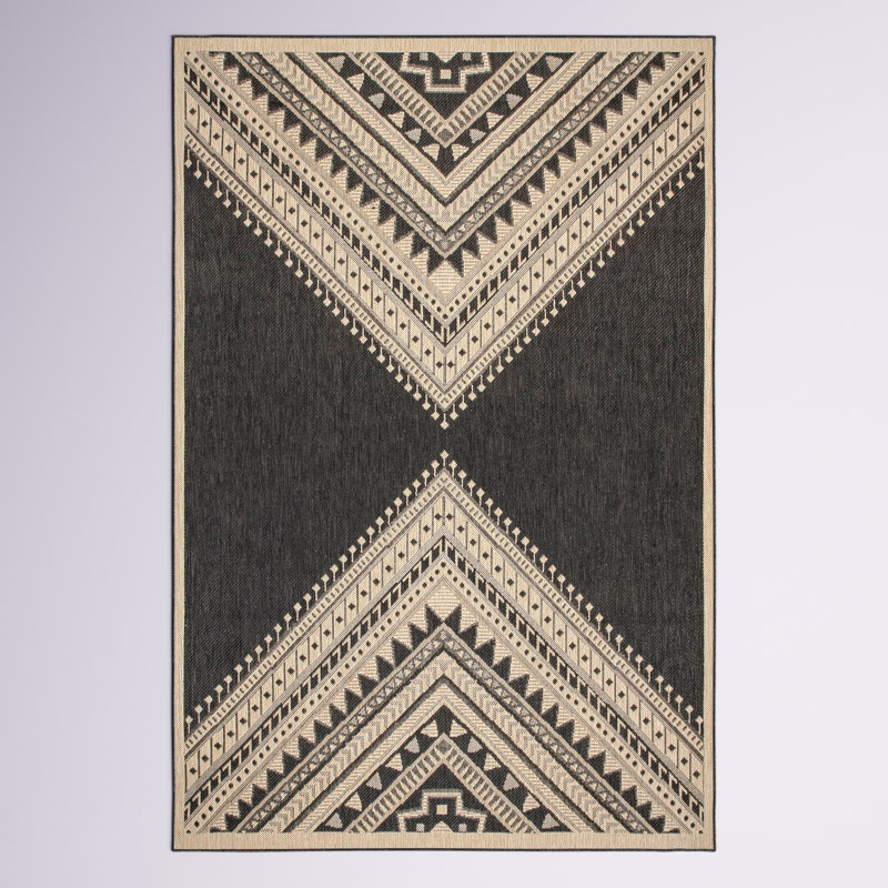 Southwestern Indoor / Outdoor Area Rug, Rectangle 152 x 244cm