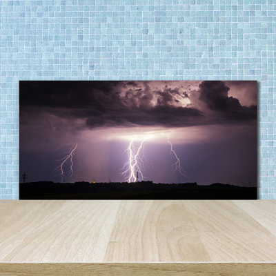 50cm W x 100cm L Glass Peel and Stick Panel