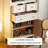 Solid wood multifunctional storage bookcase-1805746621