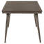 Perkins Dark Brown Rectangular Wood Dining Table