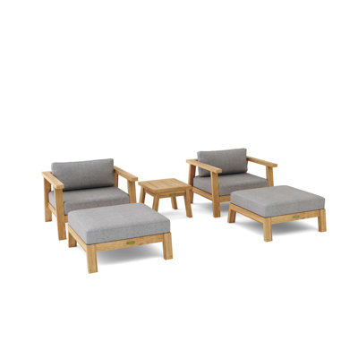 Palermo Outdoor 11 - Piece Teak Conversation Set