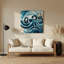 Art mural nautique bleu nautique-1067439029