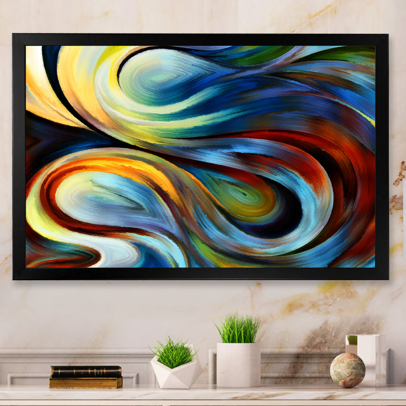 «Beyond Inner» - Cadre photo, impression sur toile, Cadre photo noir, H 8 po x l 12 po x P 1 po