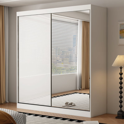 2 Door Manufactured Wood Wardrobe