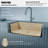 Karran Quartz 34'' X 21-1/4'' Single Bowl Retrofit Farmhouse/Apron Front Kitchen Sink Kit-50597842