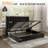 Leesburg Upholstered Wingback Storage Bed-1199468025-1199468007