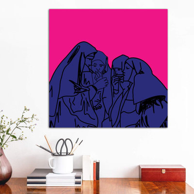 Holy Smokes Break I by Dai Chris Art - Wrapped Canvas Print
