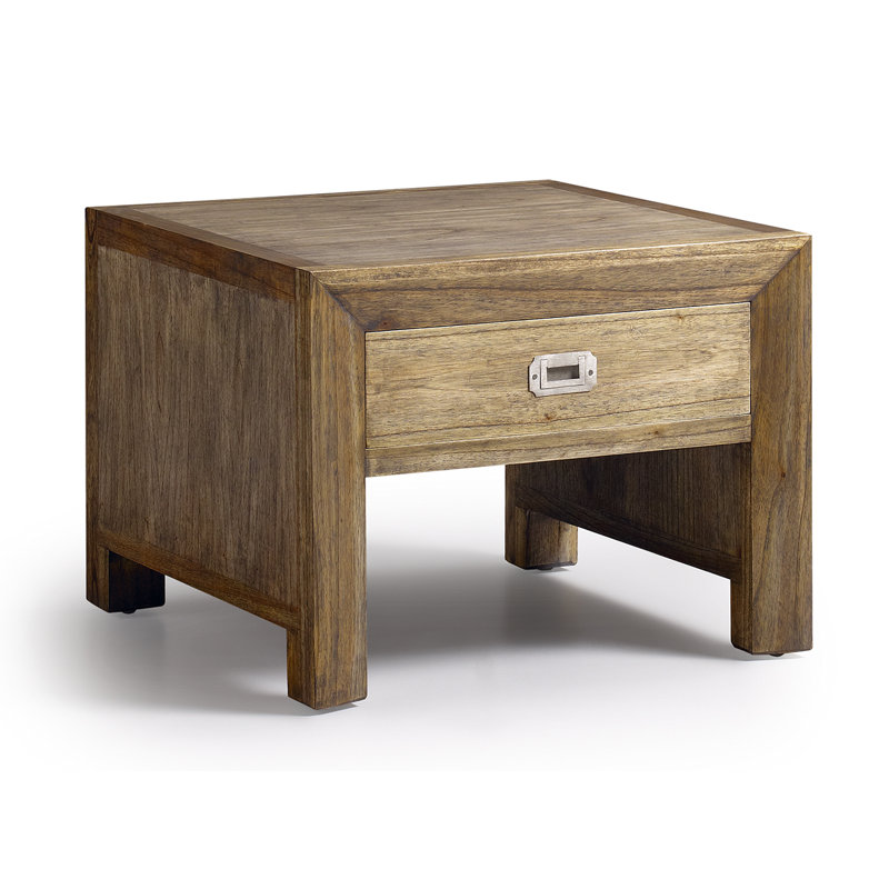 Merapi Solid Wood End Table