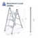 3 - Step Aluminum Folding Step Stool