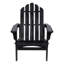 Ensemble de chaises Adirondack pliantes en bois massif avec table Candias-92265808