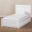 Lit plateforme simple avec lit gigogne Louisville-1367323411