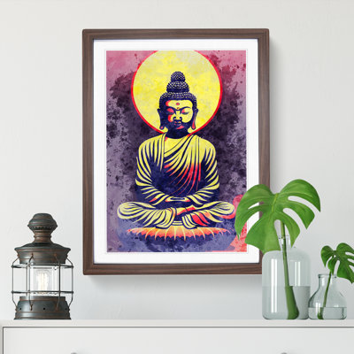 Mind Blowing Buddha - Framed Print