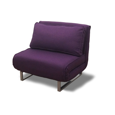 Fauteuil convertible en polyester de 36 po de largeur