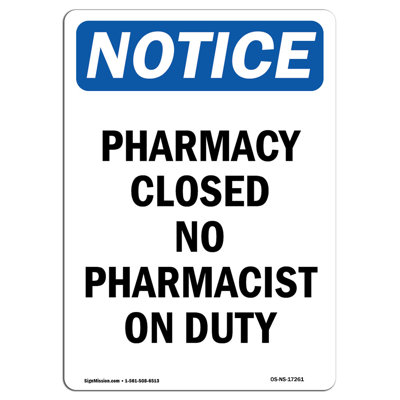 Pharmacie fermée - Pharmacien en devoir